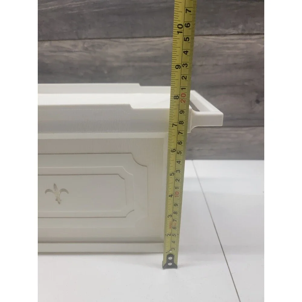 Plastic Vintage Cabinet Sliding Door Storage Medicine Bathroom MCM Shelf Display